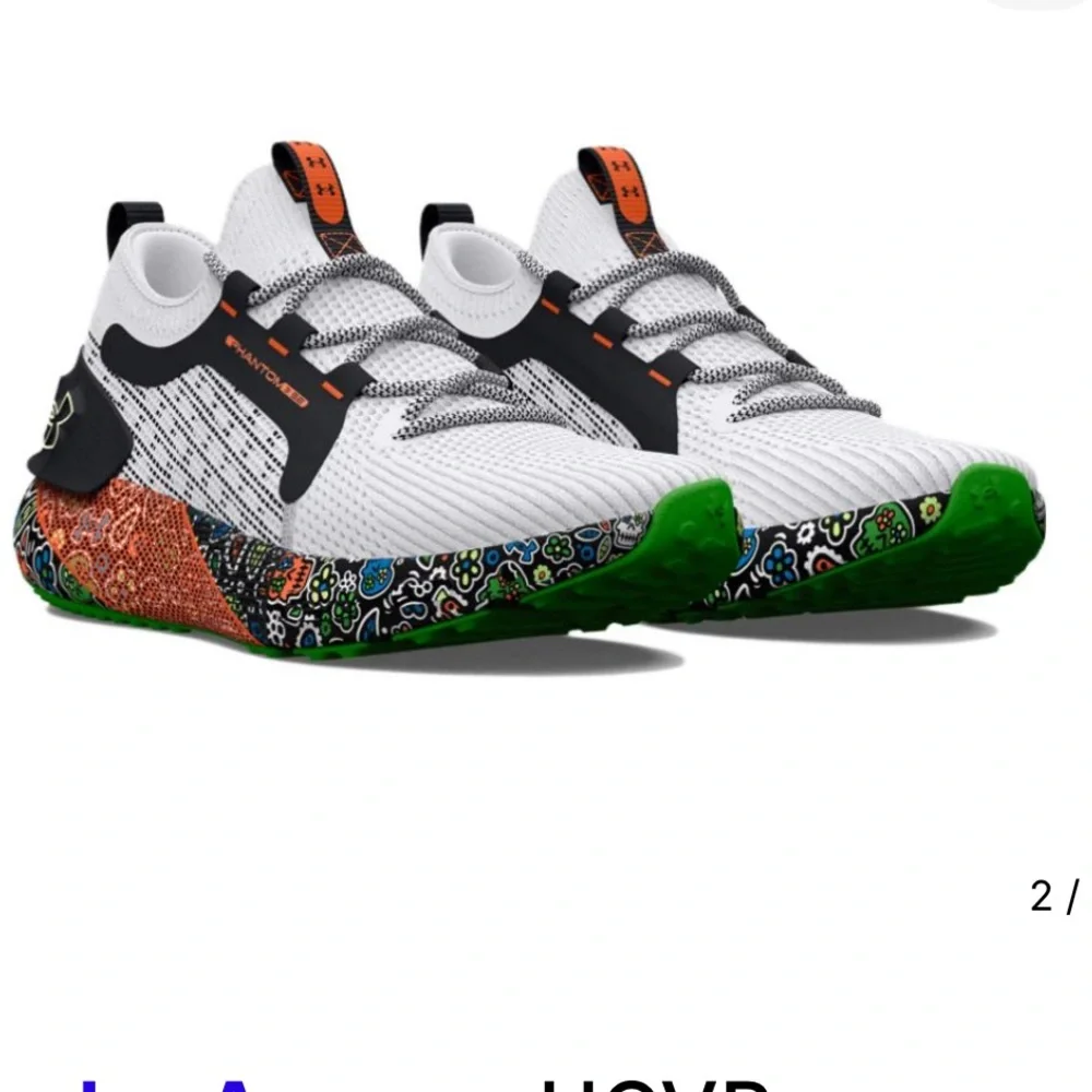 Under Armour HOVR Phantom 3 SE Day of the Dead Shoes. Size 9 Men/Size 10.5 Women